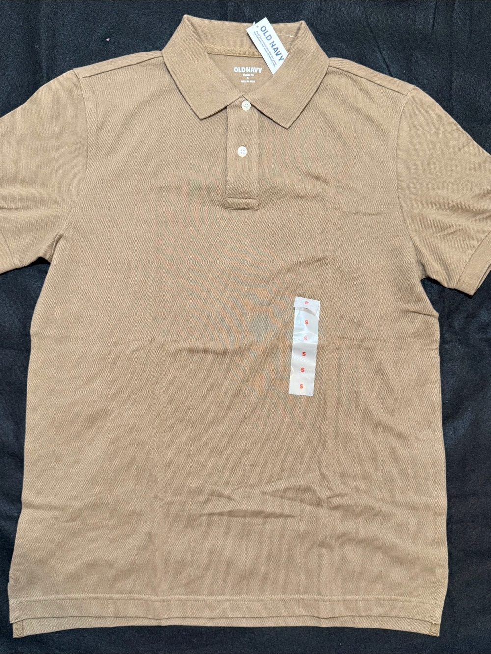 Old Navy Men's Khaki/Tan Polo Shirt